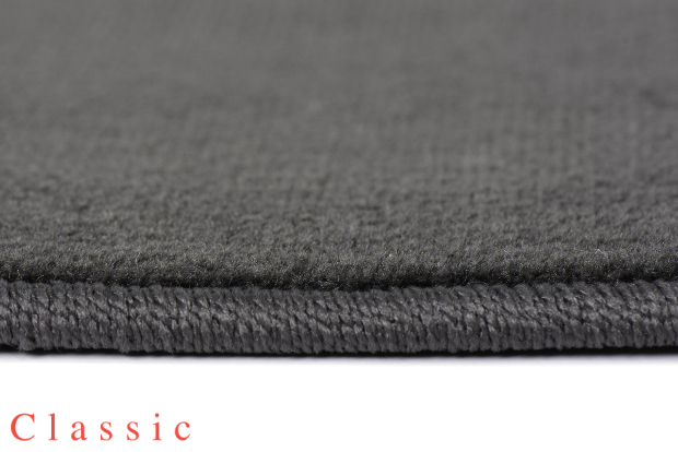 Коврики текстильные "Классик" для Volkswagen Jetta VI (седан / NF) 2010 - 2014, темно-серые, 5шт.