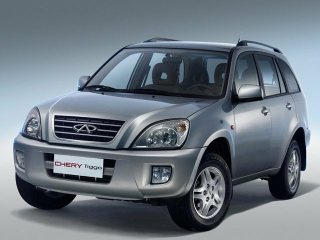 Коврики ЭВА "EVA ромб" для Chery Tiggo T11 I (suv) 2005 - 2013, серые, 4шт.