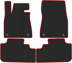 Коврики ЭВА "Ромб" для Lexus RX350 IV (suv / GGL25) 2015 - 2019, черные, 4шт.