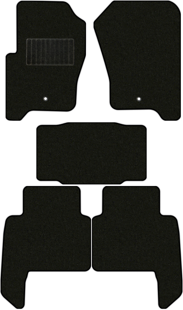 Коврики текстильные "Комфорт" для Land Rover Range Rover Sport I (suv / L320) 2005 - 2009, черные, 5шт.