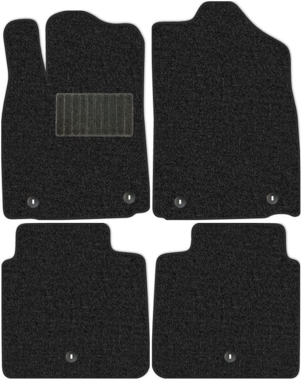 Коврики текстильные "Комфорт" для Lexus ES250 (седан / XV60) 2012 - 2015, темно-серые, 4шт.