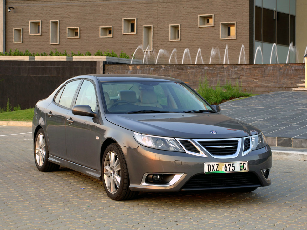 Коврики ЭВА "EVA сота" для Saab 9.3 (седан) 2007 - 2011, серые, 4шт.