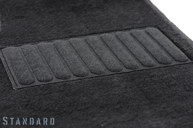 Коврики текстильные "Стандарт" для Mazda 3 (хэтчбек 5 дв / BL) 2008 - 2013, черные, 5шт.