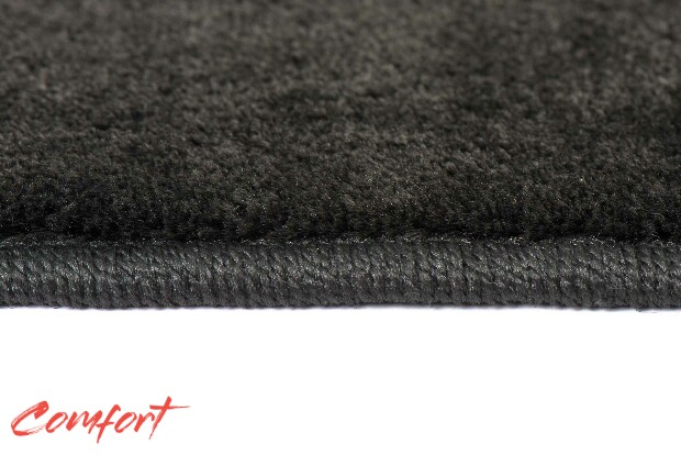 Коврики текстильные "Комфорт" для Mitsubishi ASX I (suv) 2017 - 2020, черные, 4шт.
