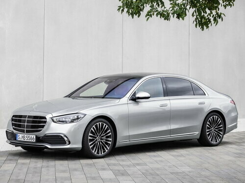 Коврики текстильные "Комфорт" для Mercedes-Benz S-Class VII (седан / W223) 2021 - Н.В., черные, 4шт.