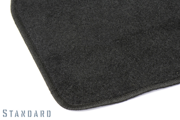 Коврики текстильные "Стандарт" для Mazda 3 (седан / BL) 2011 - 2013, черные, 5шт.