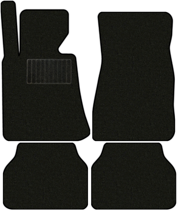 Коврики текстильные "Стандарт" для BMW 5-Series (универсал / E39) 1997 - 2000, черные, 4шт.