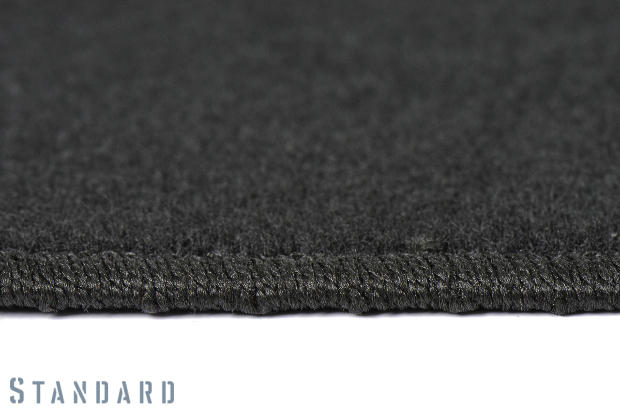 Коврики текстильные "Стандарт" для Kia Ceed II (универсал / JD) 2015 - 2018, черные, 1шт.