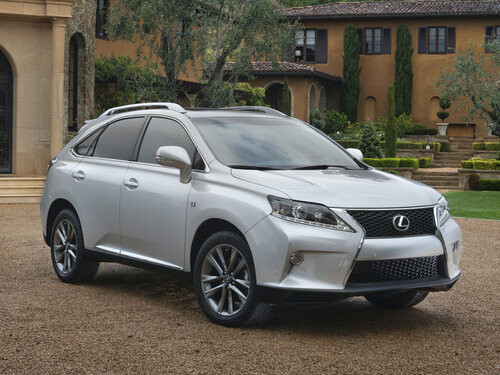 Коврики текстильные "Стандарт" для Lexus RX350 III (suv / AL10) 2008 - 2012, черные, 3шт.