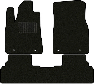 Коврики текстильные "Классик" для Lexus RX270 III (suv / AL10) 2010 - 2012, черные, 3шт.